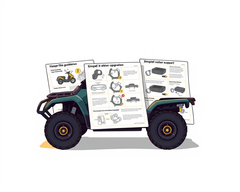 Polaris ranger plowing snow