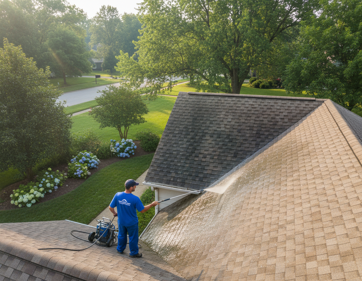 Roof Cleaning In Hilliard